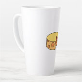 一輪のチーズ カフェラテマグ (左アングル)