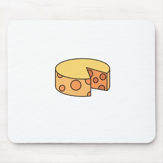 一輪のチーズ マウスパッド (正面)
