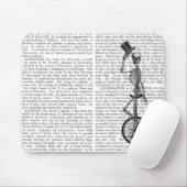 一輪車のスケルトン マウスパッド (マウス)