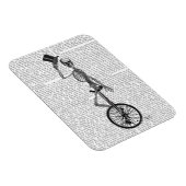 一輪車のスケルトン マグネット (右側)