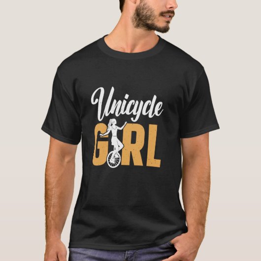 一輪車の少女 Tシャツ (正面)