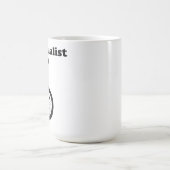 一輪車の非二重ユーモアのマグ コーヒーマグカップ (中央)