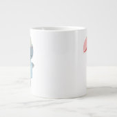 一輪車ジャンボマグカップの傘で漫画のRhino ジャンボコーヒーマグカップ (正面)