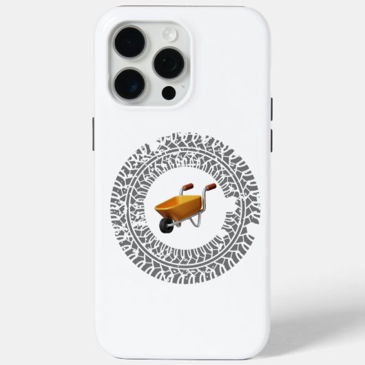 一輪車ドリフト、バーンダウン Case-Mate iPhoneケース (裏面)