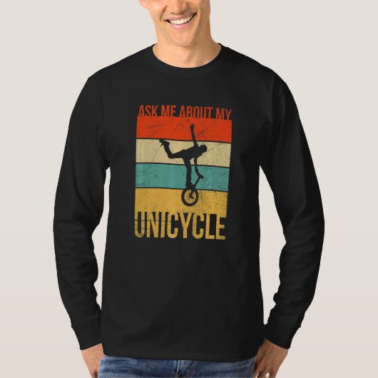 一輪車頼の引用文の私の1輪車のRidについて Tシャツ (正面)