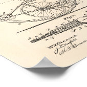 一輪車1894特許芸術オールドペッパー ポスター (角)