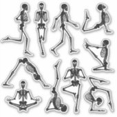 一連のスクラップブック作りスケルトン シール (正面)