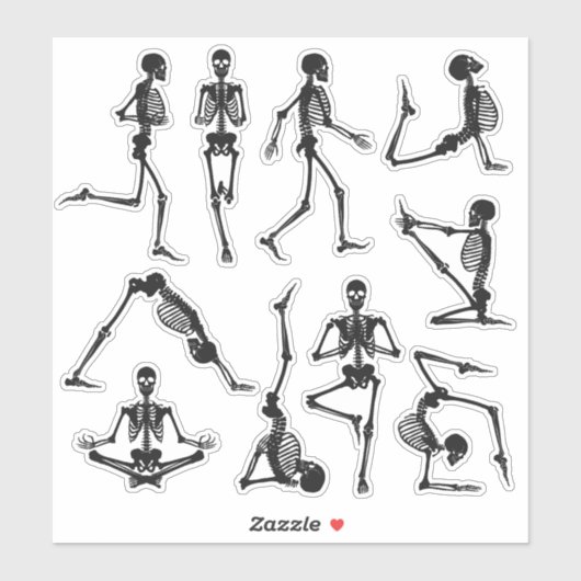 一連のスクラップブック作りスケルトン シール (シート)