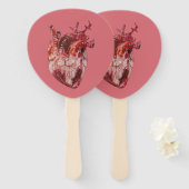 一連のファンハート ハンドファン (正面&裏面)