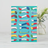 一連のフラグ招待状 招待状 (スタンド正面)