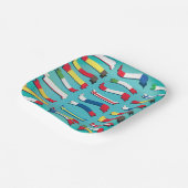 一連のフラグ紙プレート ペーパープレート (傾斜あり)