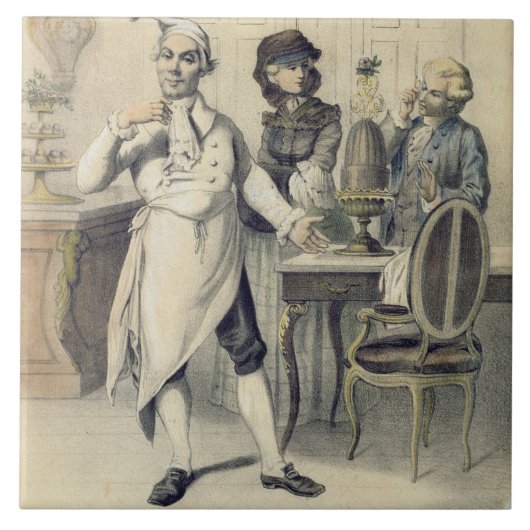 一連のプリントのdepiからの台所のプライド、 タイル (正面)