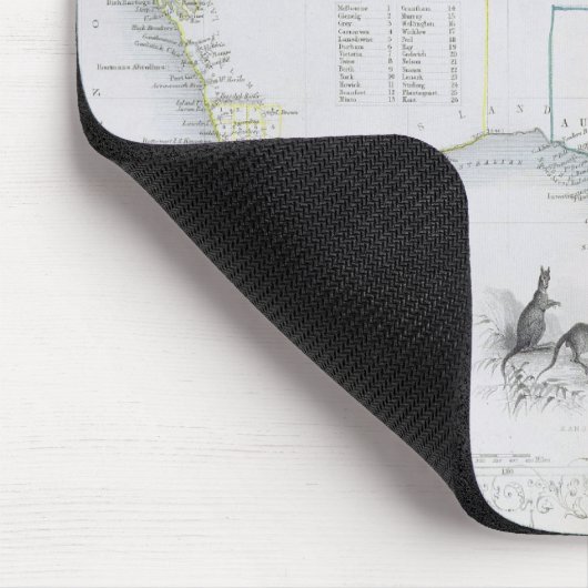 一連の世界地図からのオーストラリアは、bを出版しました マウスパッド (コーナー)