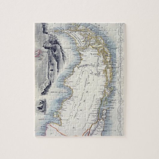 一連の世界地図からのパタゴニアは、bを出版しました ジグソーパズル (縦)