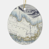 一連の世界地図からのパタゴニアは、bを出版しました セラミックオーナメント (左)