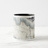 一連の世界地図からのパタゴニアは、bを出版しました ツートーンマグカップ (中央)