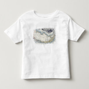 一連の世界地図からのパタゴニアは、bを出版しました トドラーTシャツ