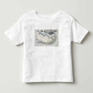 一連の世界地図からのパタゴニアは、bを出版しました トドラーTシャツ