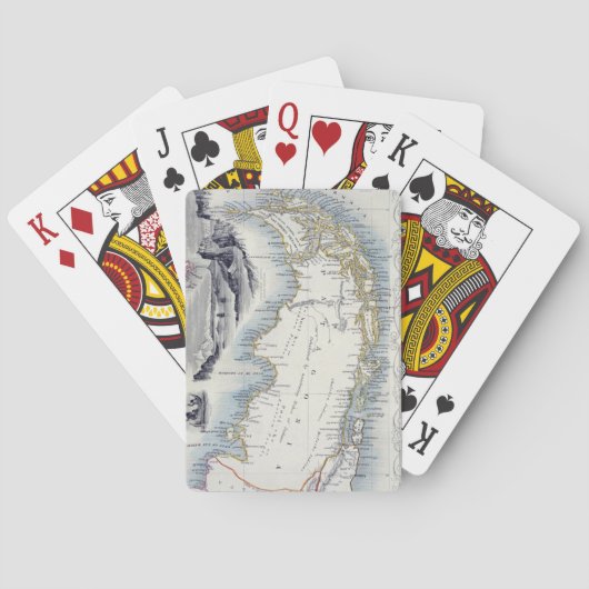 一連の世界地図からのパタゴニアは、bを出版しました トランプ (裏面)