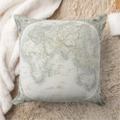 一連の世界地図puからの東半球、 クッション (ブランケット)