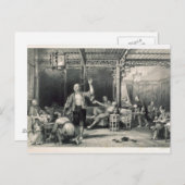 「一連の中国からの中国のなあへんの喫煙者、 ポストカード (正面/裏面)