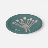 一連の岩石登山線 ペーパープレート (アングル)