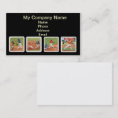 一連の野球のイメージ 名刺 (正面/裏面)