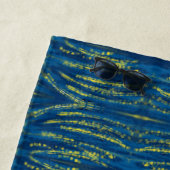 一連の金ゴールド ビーチタオル (インサイチュ)