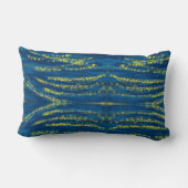 一連の金ゴールド ランバークッション (裏面)