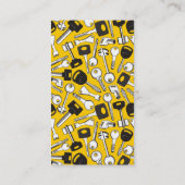 一連の鍵の背景（垂直） 名刺 (裏面)