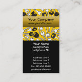 一連の鍵の背景（垂直） 名刺 (正面)