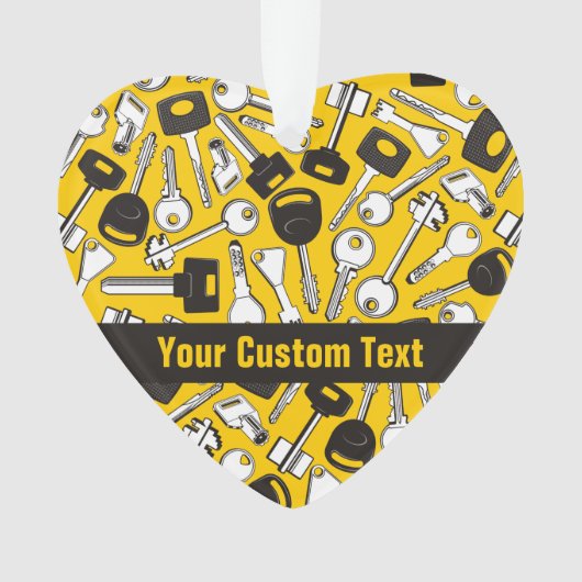 一連の鍵 オーナメント (正面)