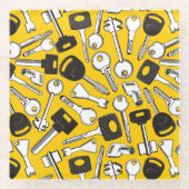 一連の鍵 ガラスコースター (正面)