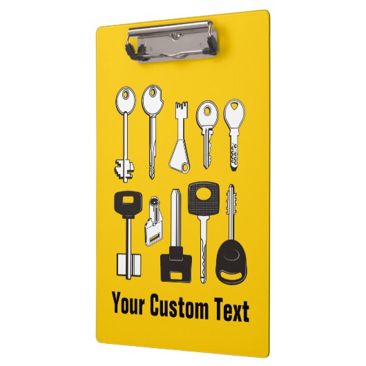 一連の鍵 クリップボード (左)