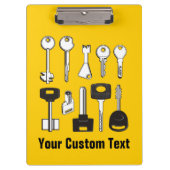 一連の鍵 クリップボード (正面)