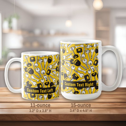 一連の鍵 コーヒーマグカップ