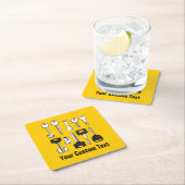 一連の鍵 スクエアペーパーコースター (インサイチュ)