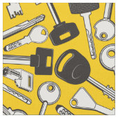 一連の鍵 ファブリック (クローズアップ)