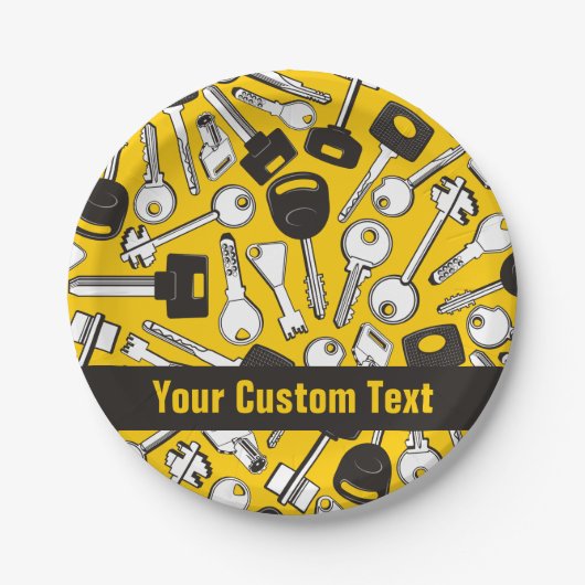 一連の鍵 ペーパープレート (正面)