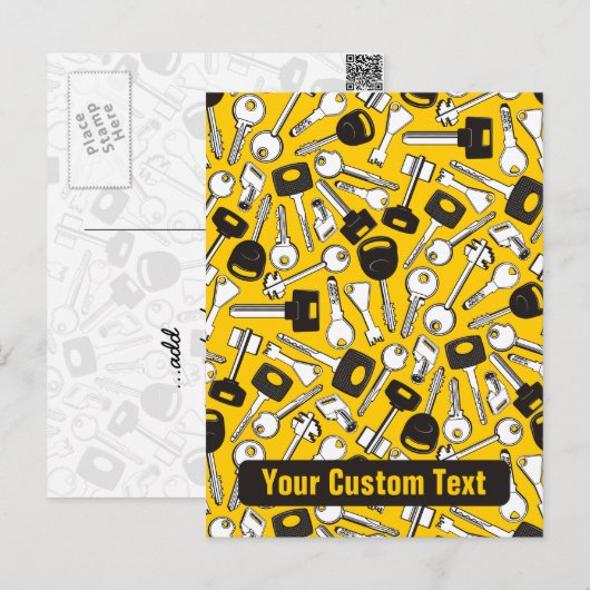 一連の鍵 ポストカード (正面/裏面)