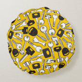 一連の鍵 ラウンドクッション (裏面)