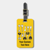 一連の鍵 ラゲッジタグ (正面縦)