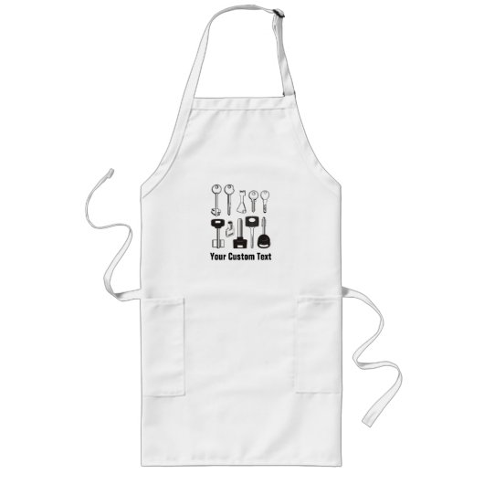 一連の鍵 ロングエプロン (正面)