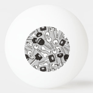 一連の鍵 卓球ボール