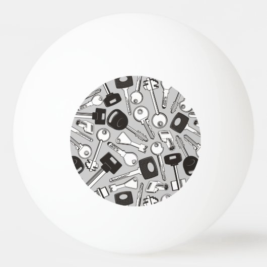一連の鍵 卓球ボール (正面)