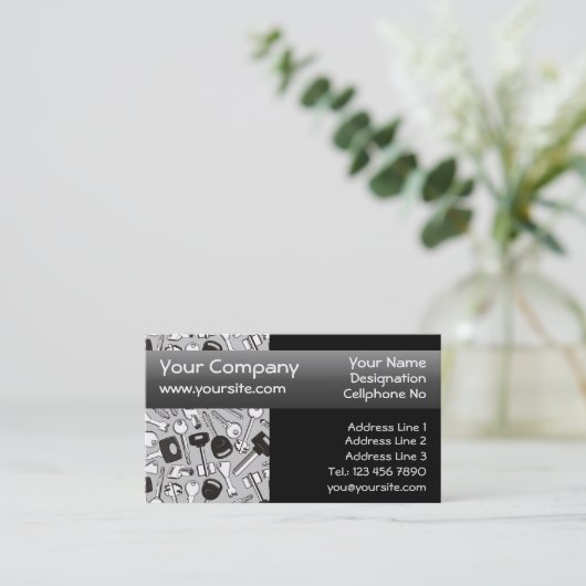 一連の鍵 名刺 (スタンド正面)