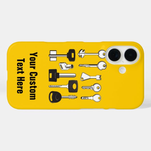 一連の鍵 Case-Mate iPhoneケース (裏面 (横))