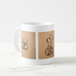 一連の3: 愛 コーヒーマグカップ