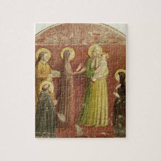 一連のpからの寺院の提示、 ジグソーパズル (縦)