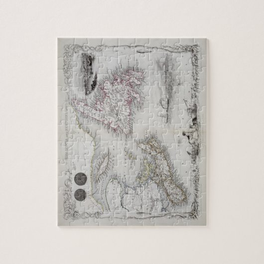 一連のWorからのノバスコシアそしてニューファウンドランド、 ジグソーパズル (縦)